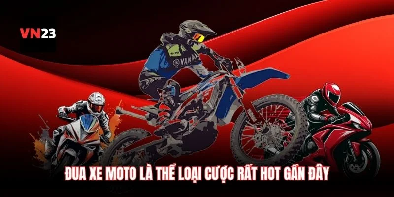 Đua xe moto là thể loại cược rất hot gần đây