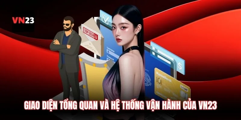 Giao diện tổng quan và hệ thống vận hành của VN23
